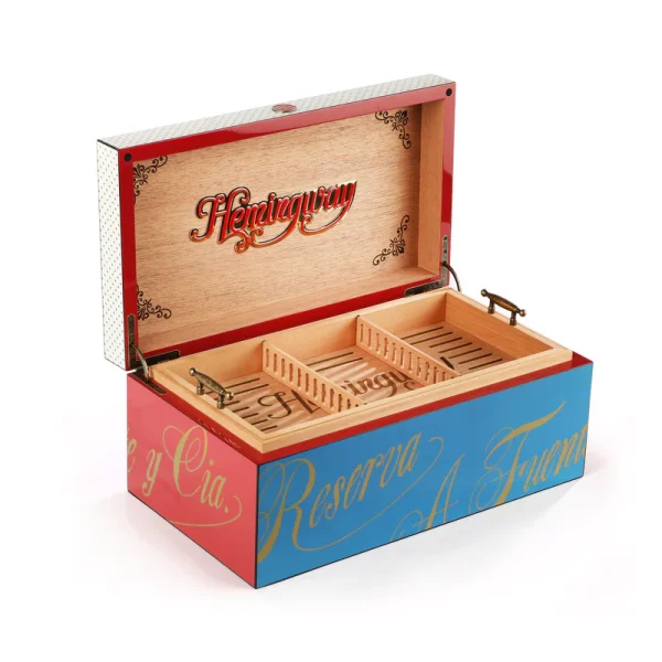 TABLE HUMIDOR THE OX SOCIETY HEMINGWAY - Image 2