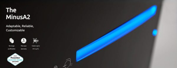 RABBIT MINUS A2 ULTRA QUIET AIR PURIFIER BLACK - Image 3