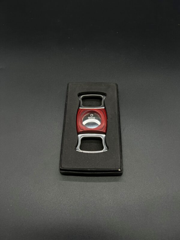 CIGAR CUTTER STRAIGHT RED MAHAGONY BRC0068