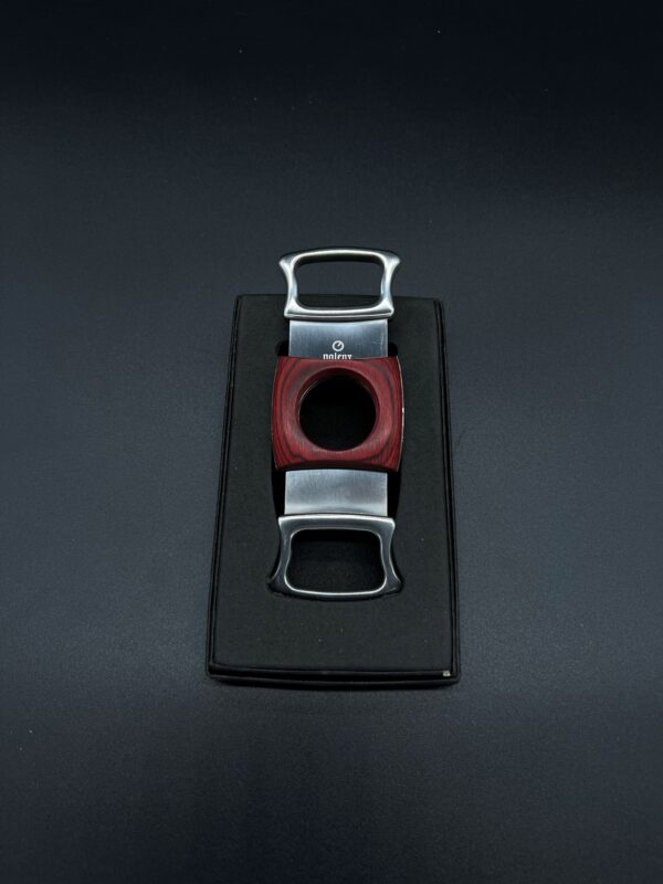 CIGAR CUTTER STRAIGHT RED MAHAGONY BRC0068 - Image 3