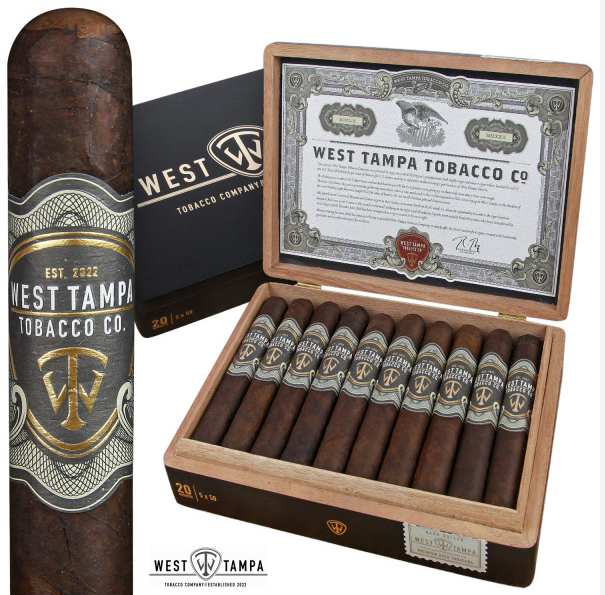 WEST TAMPA BLACK ROBUSTO 5X50  20/BOX - Image 2