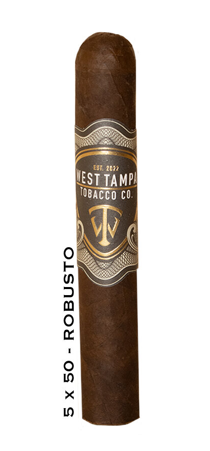 WEST TAMPA BLACK ROBUSTO 5X50  20/BOX - Image 3