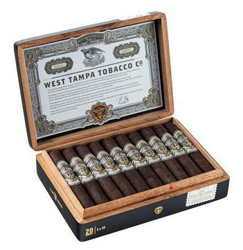 WEST TAMPA BLACK ROBUSTO 5X50  20/BOX